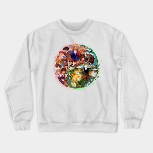 All characer Yin yang Crewneck Sweatshirt